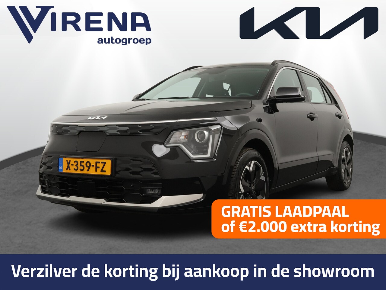 Kia Niro EV - DynamicLine 64.8 kWh - SOH 99,3% - Navigatie - Parkeersensoren voor en achter - Adaptieve - AutoWereld.nl