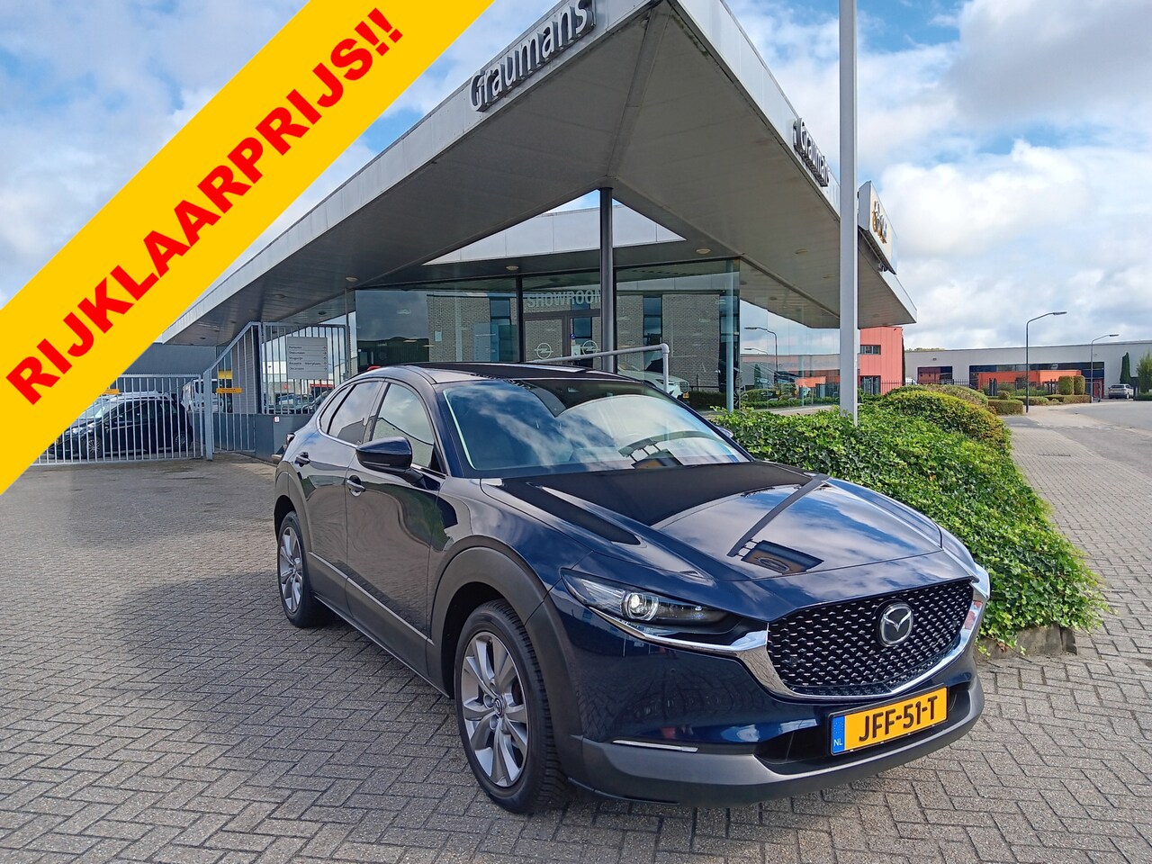 Mazda CX-30 - 2.0 e-SkyActiv M Hybrid Luxury, Leder, Navi, Clima, Head-up, etc. incl. 12 MND BOVAGGARANT - AutoWereld.nl