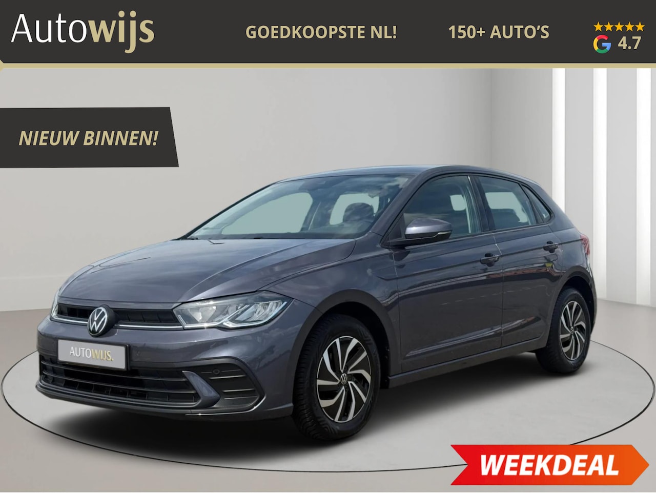 Volkswagen Polo - 1.0 TSI Life Business|NIEUW MODEL|Carplay|Clima|Stoelverw - AutoWereld.nl
