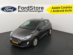 Ford Fiesta - EcoBoost 100 pk Titanium | 100% Dealer onderhouden | Cruise | LED | Clima | PDC | Apple/An