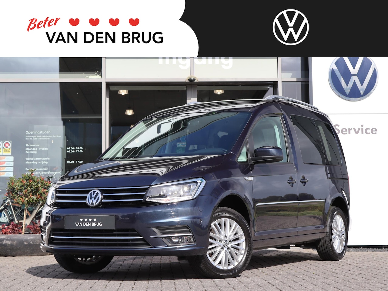 Volkswagen Caddy - 1.4 TSI 125 pk DSG Highline | Navigatie | Trekhaak | Xenon | App Connect | Standkachel | C - AutoWereld.nl