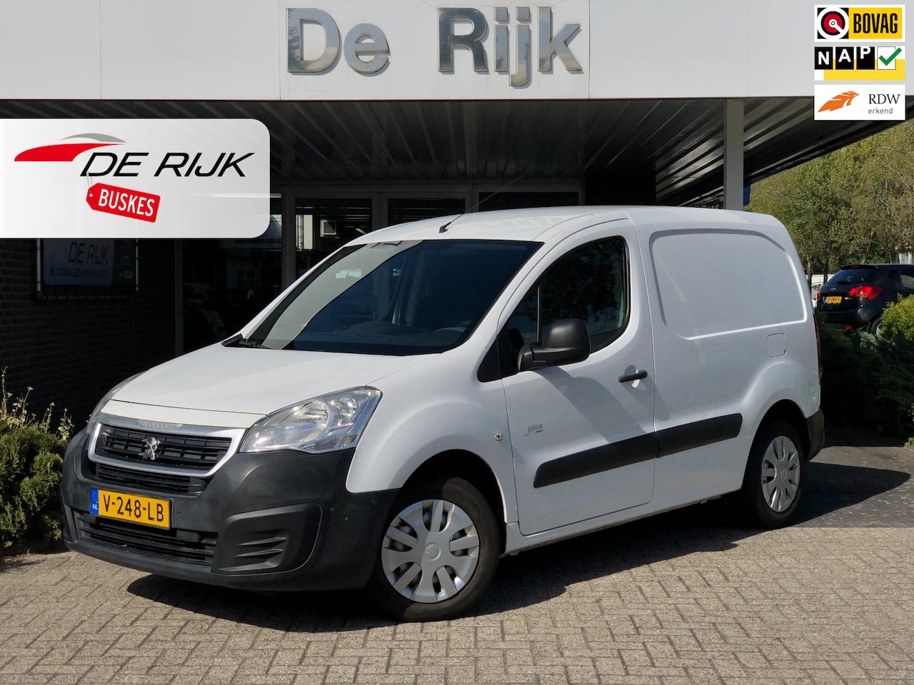 Peugeot Partner - 120 1.6 BlueHDi 75 L1 Profit+ | Cruise, Airco, El. Ramen, Bluetooth/AUX | Financial lease - AutoWereld.nl