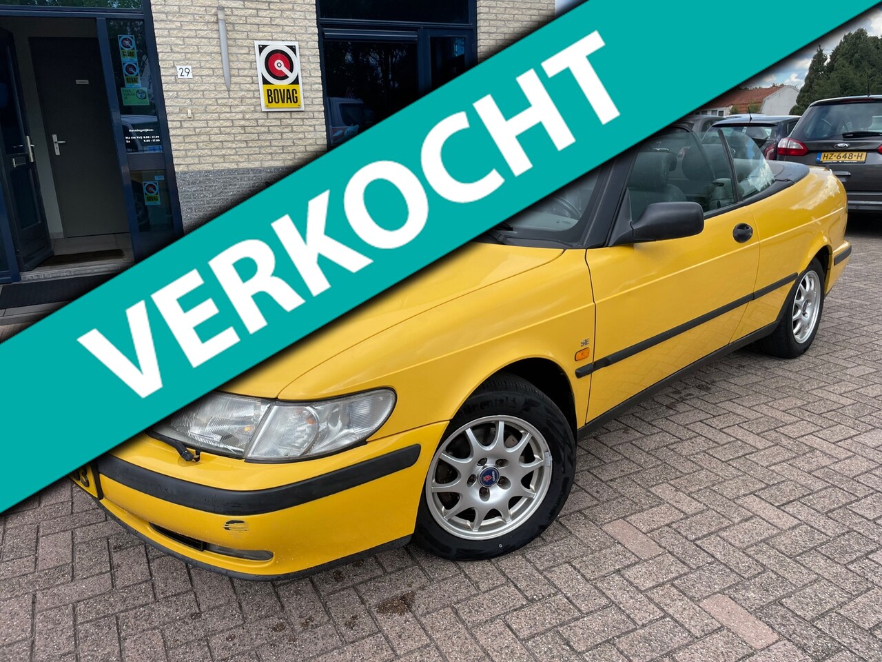 Saab 9-3 Cabrio - 2.0 SE- NL auto- Unieke kleur - AutoWereld.nl