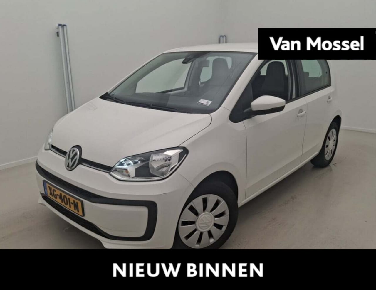 Volkswagen Up! - 1.0 BMT move up! 60 PK | Airco | Bluetooth | DAB+ | Telefoonhouder | Elektrische ramen | L - AutoWereld.nl