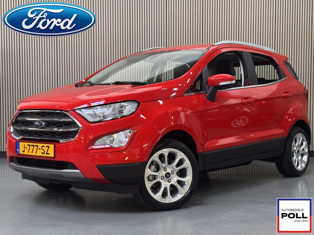 Ford EcoSport - 125pk EcoBoost Titanium Half Leer Navi Camera B&O Dodehoek Detectie 20.000km !! - AutoWereld.nl