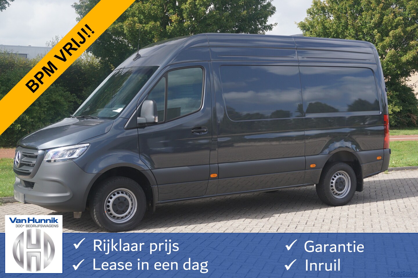 Mercedes-Benz Sprinter - 317CDI Pro L2H2 BPM VRIJ!! 10.25" Mbux Cam, Gev. Stoel, 3.5T Trekgewicht, LED!! NR. A529* - AutoWereld.nl