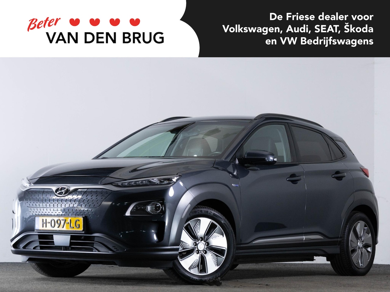 Hyundai Kona Electric - EV Premium 64 kWh 204 PK | LED | Krell Audio | Leder | Head-Up | StoelKoeling +Verwarming - AutoWereld.nl