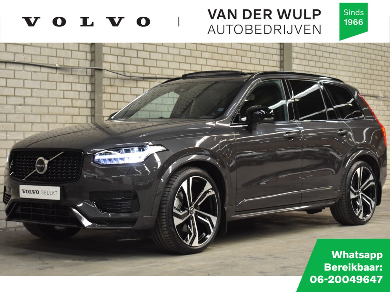 Volvo XC90 - T8 455pk AWD Ultra Dark | Luchtvering | Bowers&Wilkins | Trekhaa - AutoWereld.nl