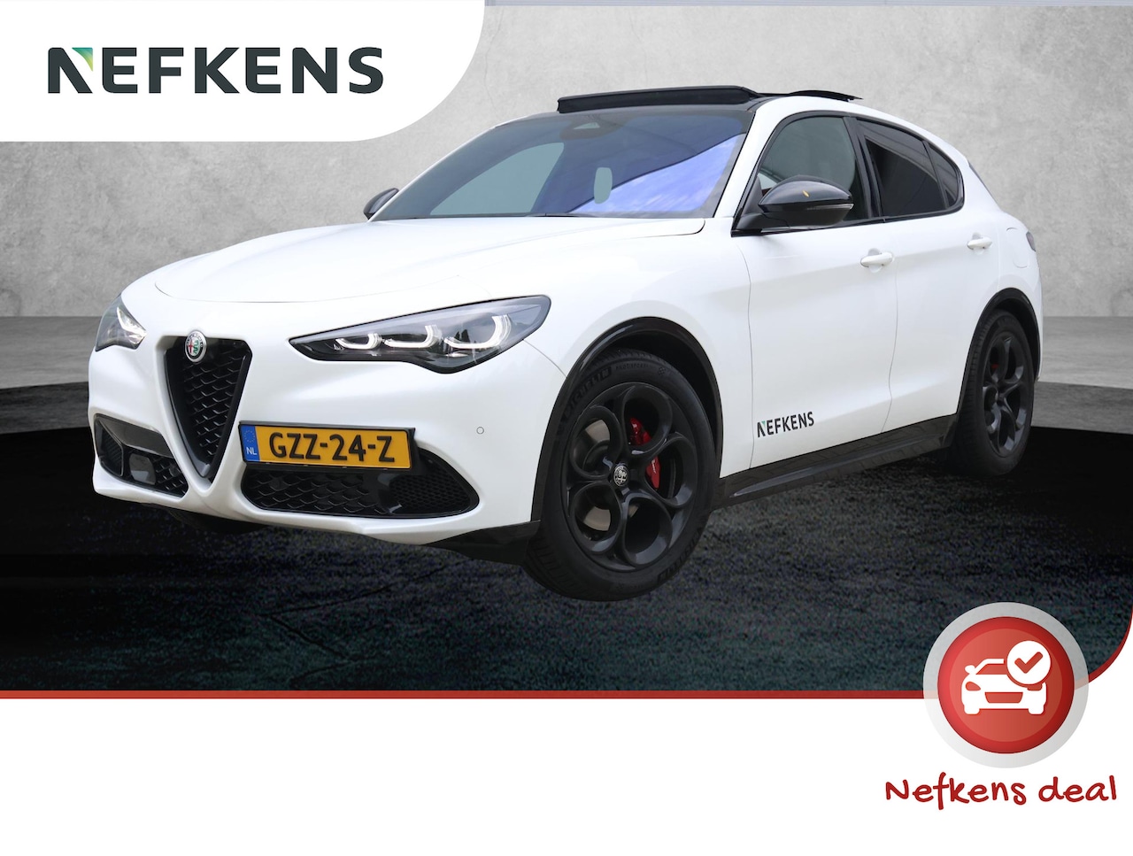 Alfa Romeo Stelvio - 280pk Turbo GME AWD Tributo Italiano | Winterpakket | Harman Kardon | VOLLEER S.stoelen | - AutoWereld.nl