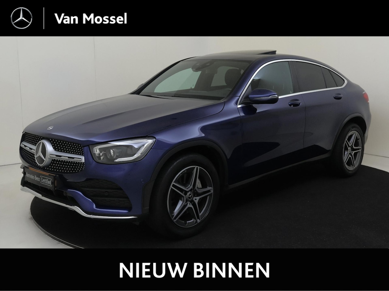 Mercedes-Benz GLC-klasse Coupé - 200 / AMG/ Schuifdak/ 19 inch/ Carplay/ Burmester - AutoWereld.nl