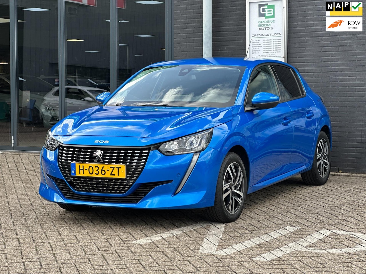 Peugeot 208 - 1.2 PureTech Blue Lease Allure/APP-CONNECT/CAMERA/LED/NAVI/NL-AUTO NAP!! - AutoWereld.nl