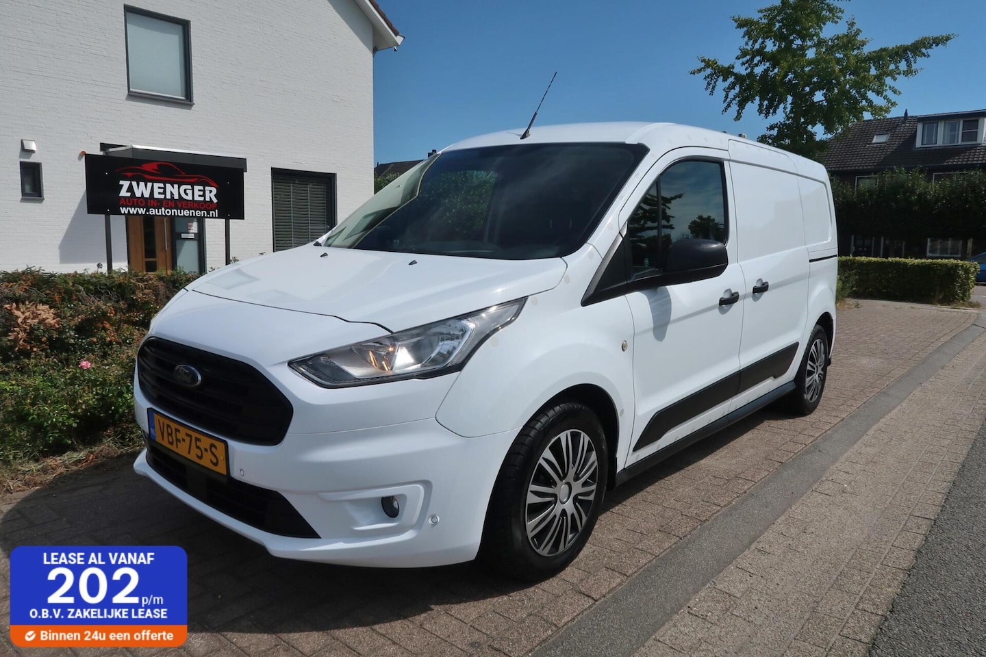 Ford Transit Connect - 1.5 EcoBlue L2 AIRCO|2-SCHUIFDEUREN|KAST INRICHTING|BLUETOOTH|PDC|DEALER ONDERHOUDEN|1E EI - AutoWereld.nl