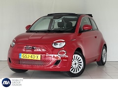 Fiat 500 C - RED 42 kWh | Cabrio | Navigatie | Parkeercamera | Climate Control | Cruise Control