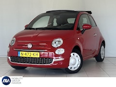 Fiat 500 C - Hybrid RED Cabrio | Apple-Android | Parkeersensoren | Climate Control | Cruise Control
