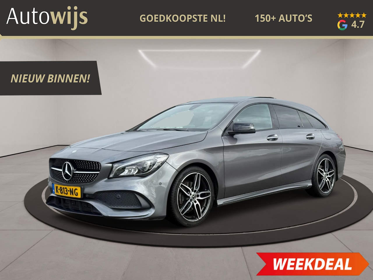 Mercedes-Benz CLA-klasse Shooting Brake - 200 Ambition|AMG Line|Pano|Facelift|Alcantara|Goed onderhouden - AutoWereld.nl