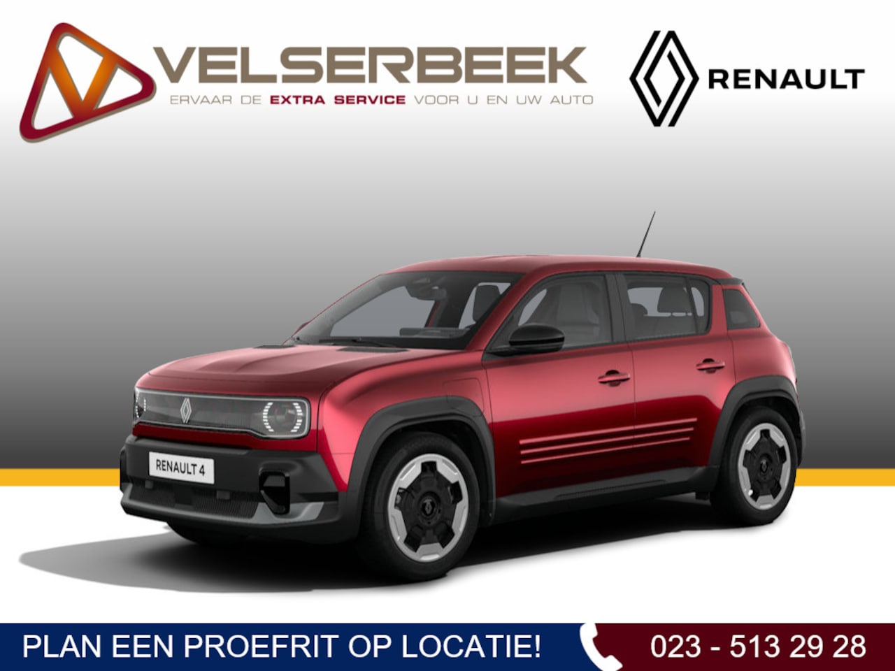 Renault 4 - urban range evolution 40 kWh "Snel te leveren" - AutoWereld.nl