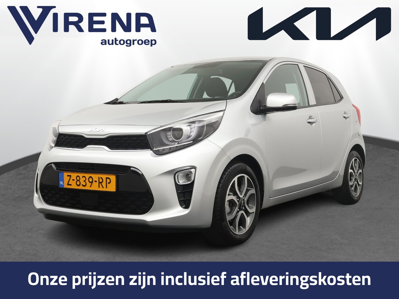 Kia Picanto - 1.0 DPi DynamicPlusLine - Climate control - keyless entry - Achteruitrij camera - Apple Ca - AutoWereld.nl