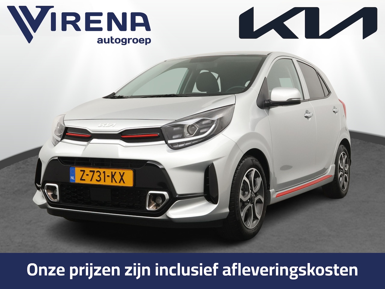 Kia Picanto - 1.0 DPi GT-Line - Cruise Control- Navigatie - Apple Carplay/Android Auto Fabrieksgarantie - AutoWereld.nl