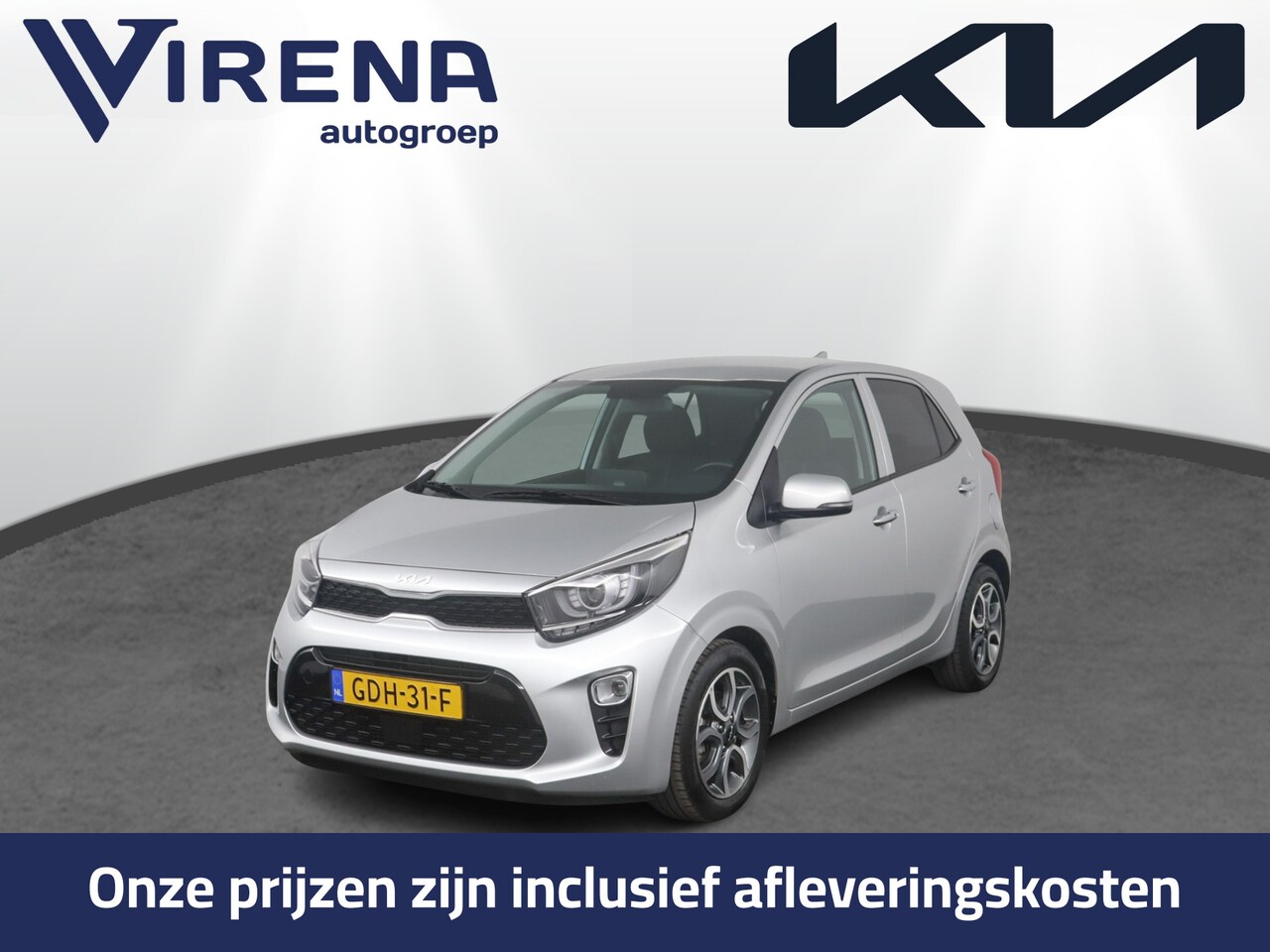Kia Picanto - 1.0 DPi DynamicPlusLine Apple Carplay/Android Auto - Cruise Control - Climate Control - Na - AutoWereld.nl