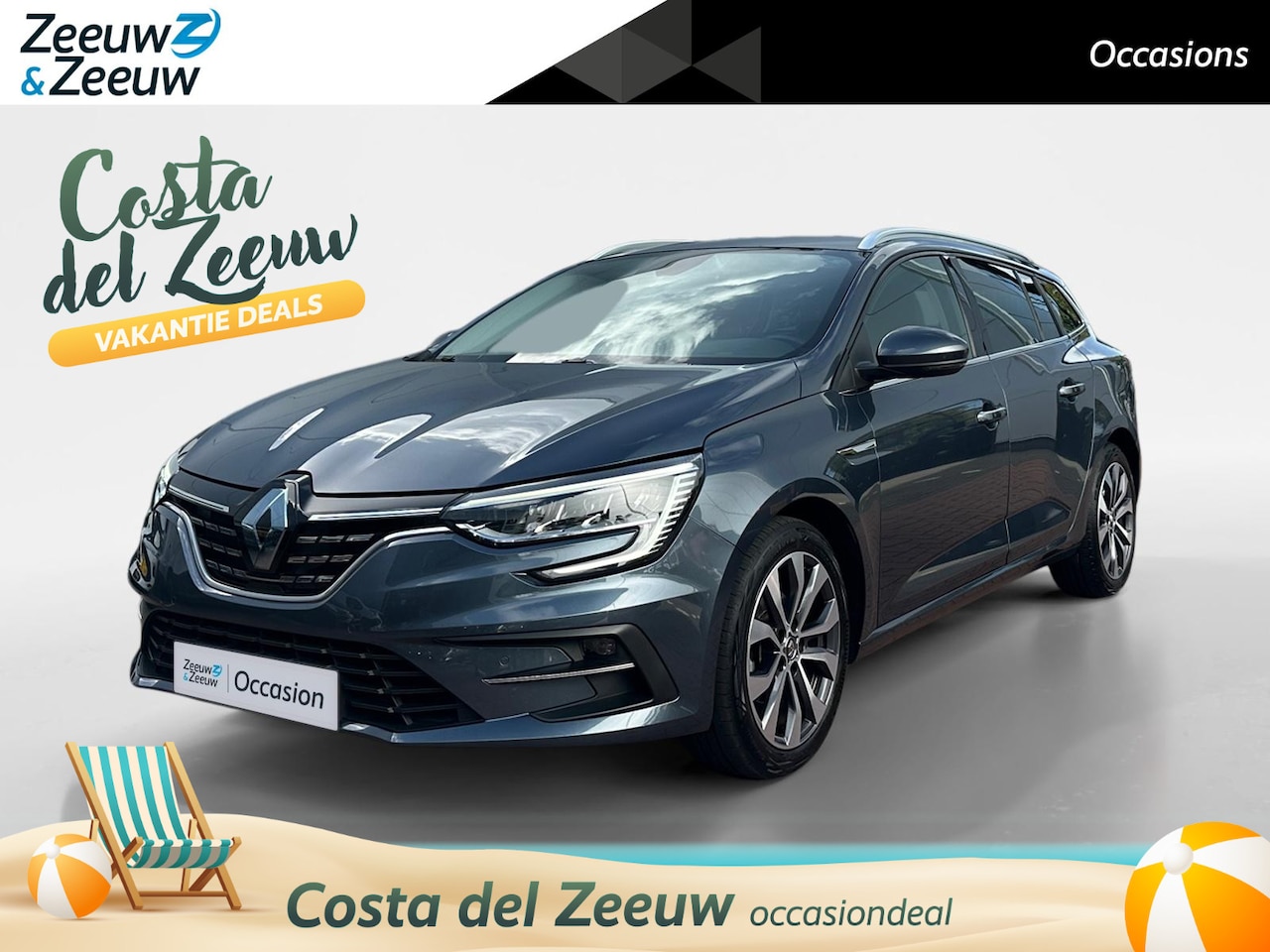 Renault Mégane Estate - 1.3 TCe 140 Techno | Automaat | Groot Navi | Cruise & Climate Control | Licht metalen Velg - AutoWereld.nl