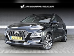Hyundai Kona - 1.6 GDI HEV Premium / Leder / Stuur + Stoelverwarming & Ventilatie / Trekhaak / Head-Up