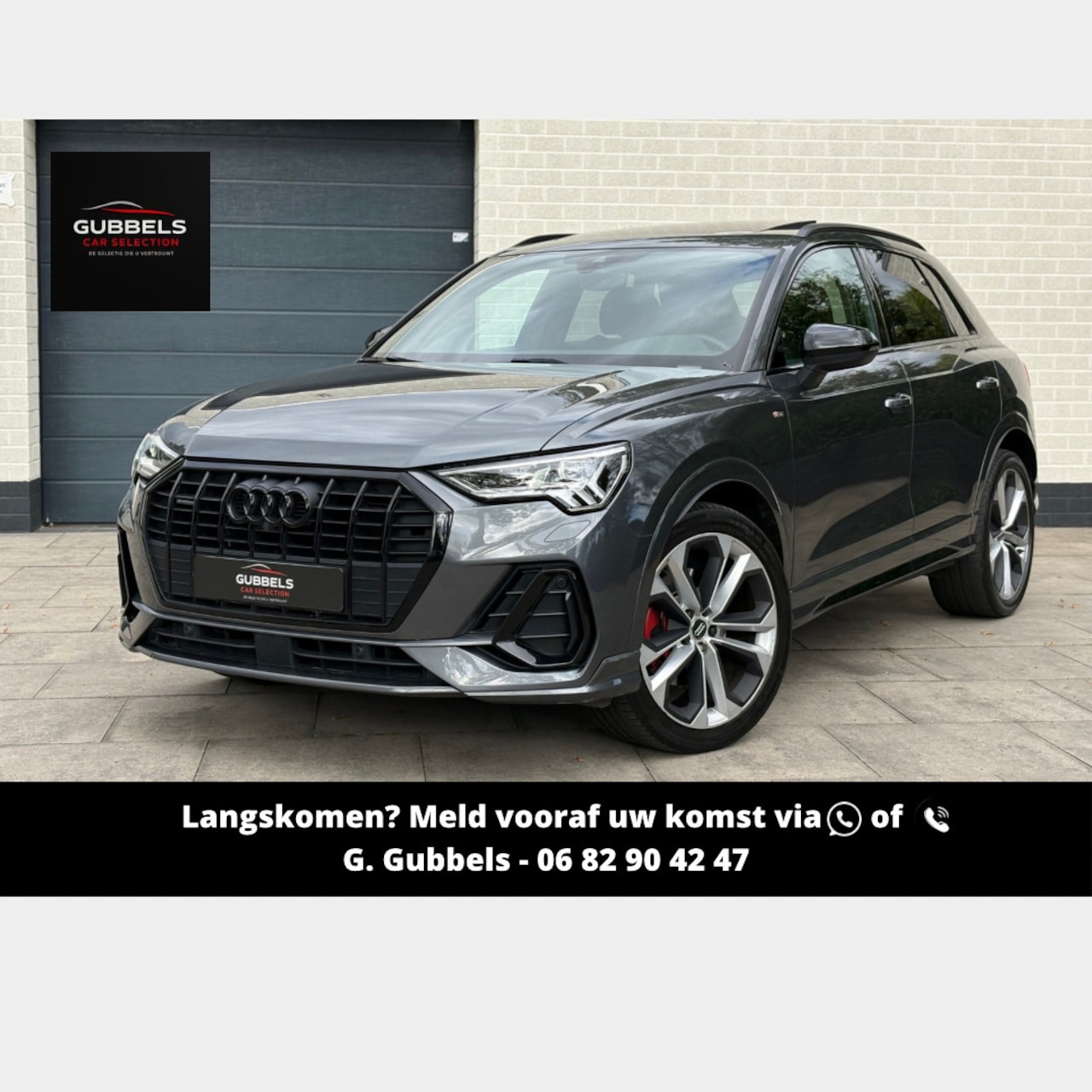 Audi Q3 - 40 TFSI quattro 3x S-line | Pano | 360Cam | Keyless | Black optic - AutoWereld.nl