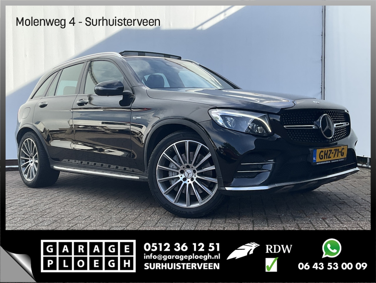 Mercedes-Benz AMG GLC - 43 4MATIC 368PK Pano HUD Burmester 360Cam Memory Leer VOL! - AutoWereld.nl