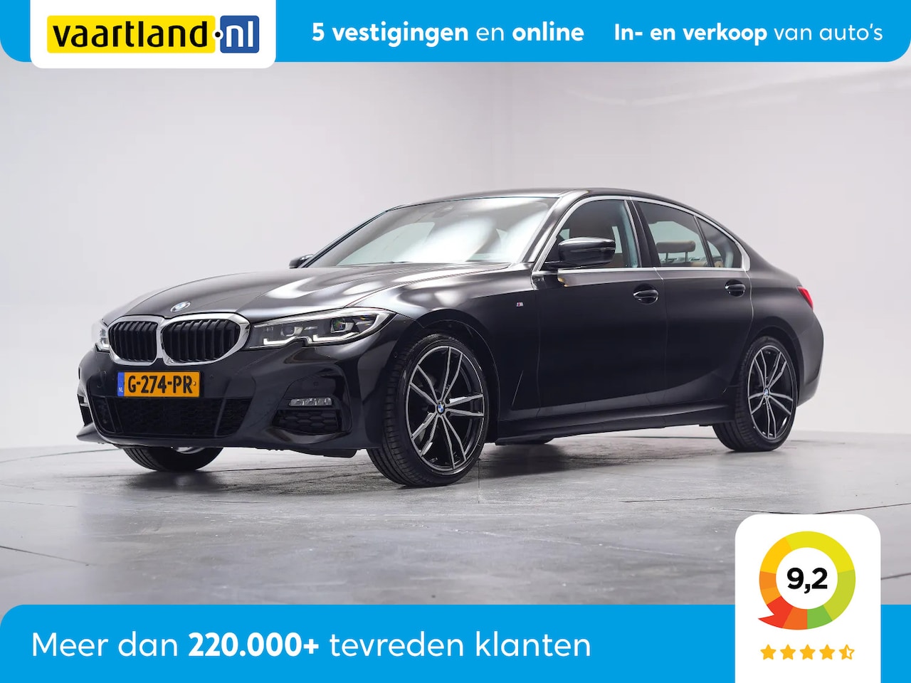 BMW 3-serie - 320i M Sport Aut [ LED Leder Live-cockpit prof. Camera ] - AutoWereld.nl