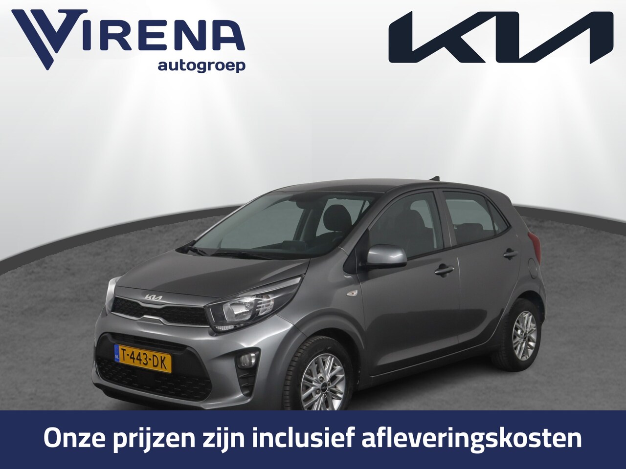 Kia Picanto - 1.0 DPi DynamicLine Apple carplay / android auto - Cruise control - Airco 1e eigenaar - AutoWereld.nl