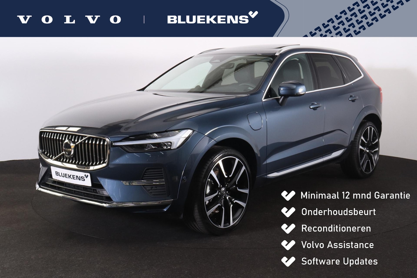 Volvo XC60 - T8 Recharge AWD Ultimate Dark - LONG RANGE - Panorama/schuifdak - IntelliSafe Assist & Sur - AutoWereld.nl