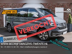Volkswagen Transporter Caravelle - T6.1 2.0 TDI 204 PK DSG L2H1 A-KLEP ACC | LED | Leder | Side Assist | Privacy glass |