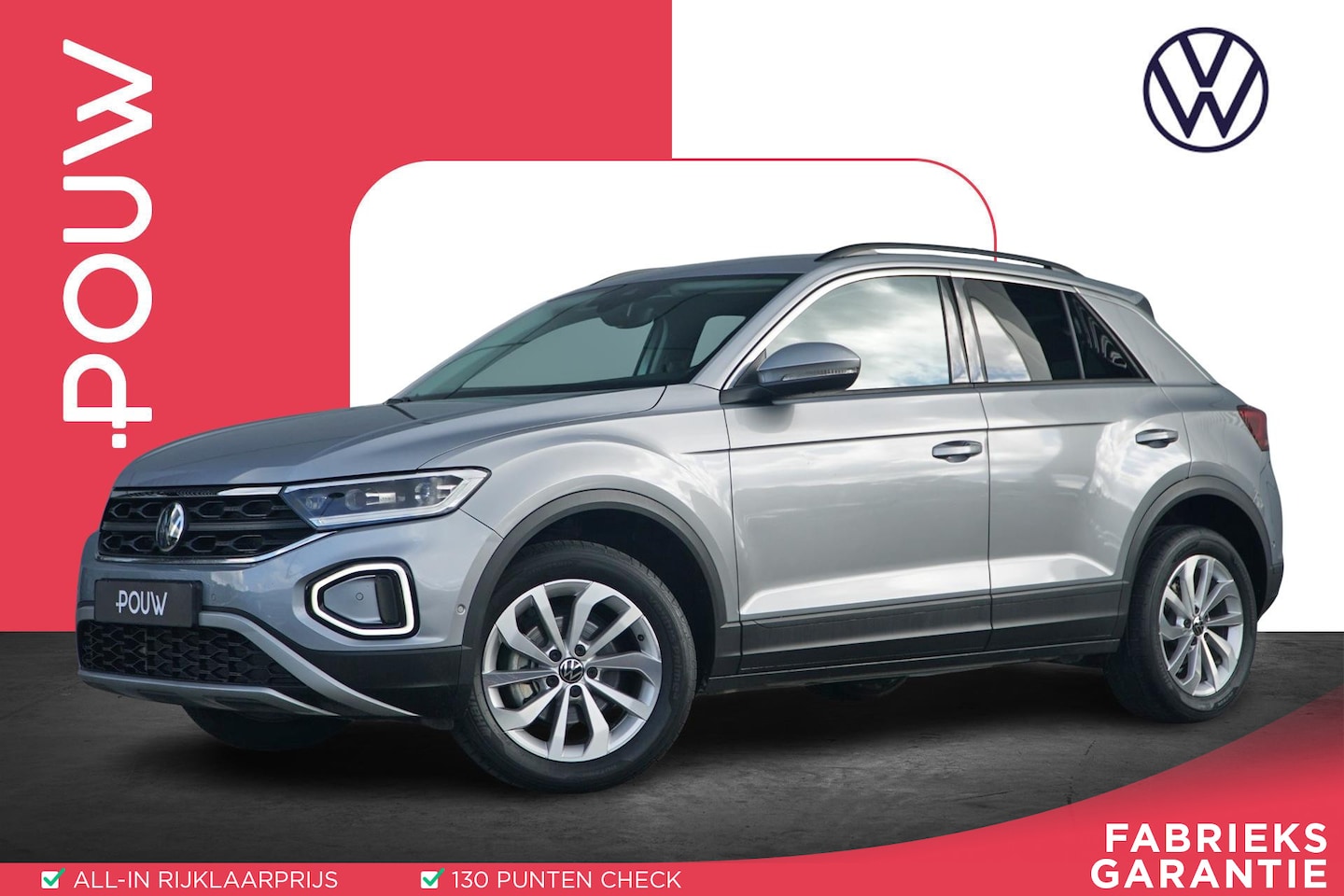 Volkswagen T-Roc - 1.5 TSI 150pk DSG Life | Apple Carplay/Android Auto | Adaptive Cruise | LED Koplampen - AutoWereld.nl