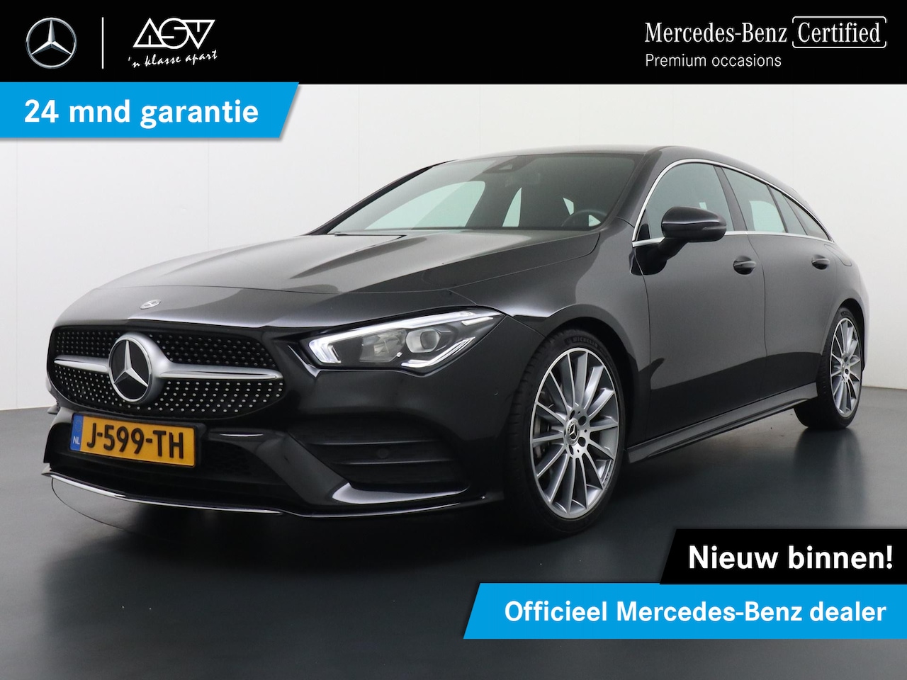 Mercedes-Benz CLA-klasse Shooting Brake - 180 AMG Business Solution | Sfeerverlichting | Stoelverwarming Voor | 19"AMG Velgen | LED - AutoWereld.nl