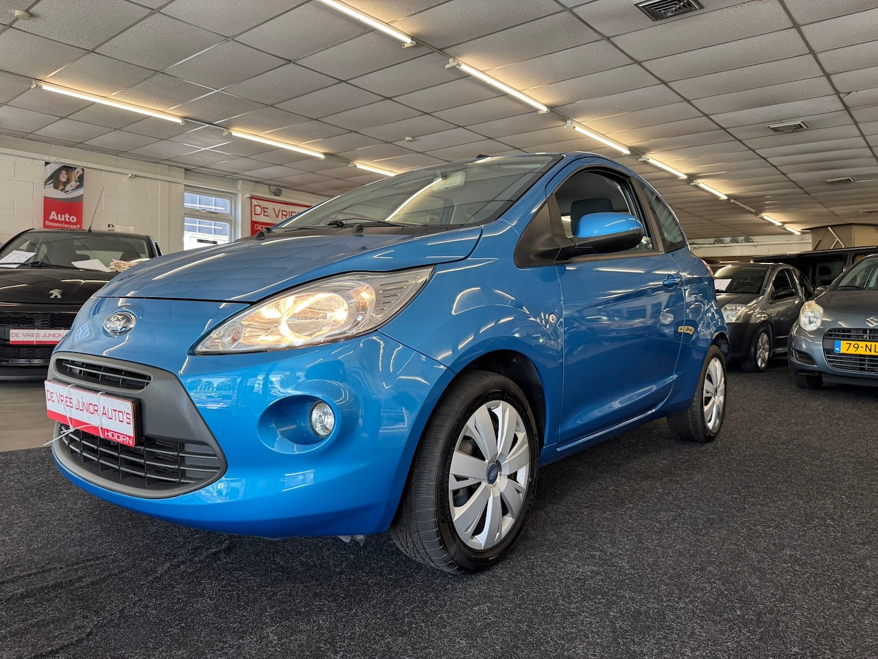 Ford Ka - 1.2 Titanium. 46000 km NAP, touchscreen, nwe apk, distr+wp vv en airco! - AutoWereld.nl