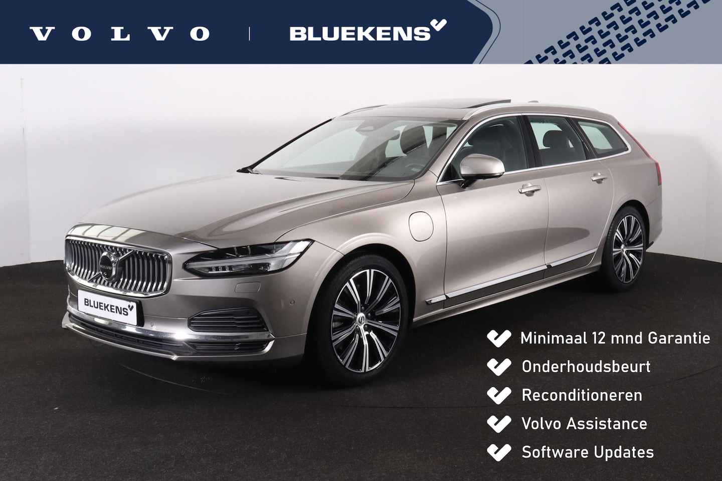 Volvo V90 - T6 AWD Recharge Inscription Exclusive - Panorama/schuifdak - IntelliSafe Assist & Surround - AutoWereld.nl