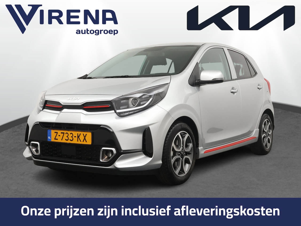 Kia Picanto - 1.0 DPi GT-Line Apple Carplay/Android Auto - Cruise Control - Climate Control - Navigatie - AutoWereld.nl