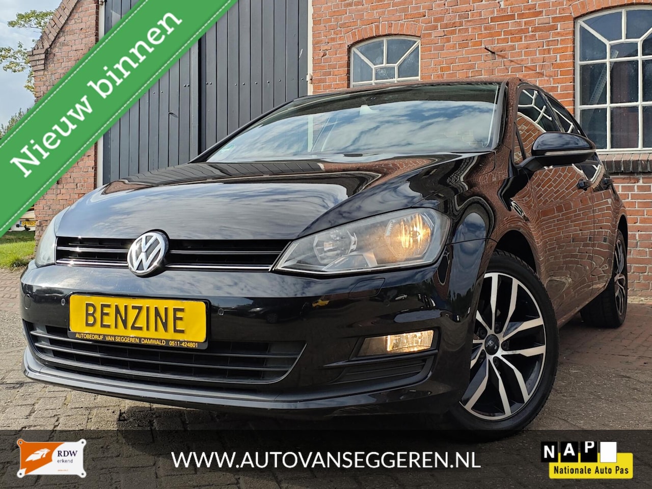 Volkswagen Golf - 1.2 TSI Comfl/6vers/cruise/clima/stoelverw/navi/garantie - AutoWereld.nl