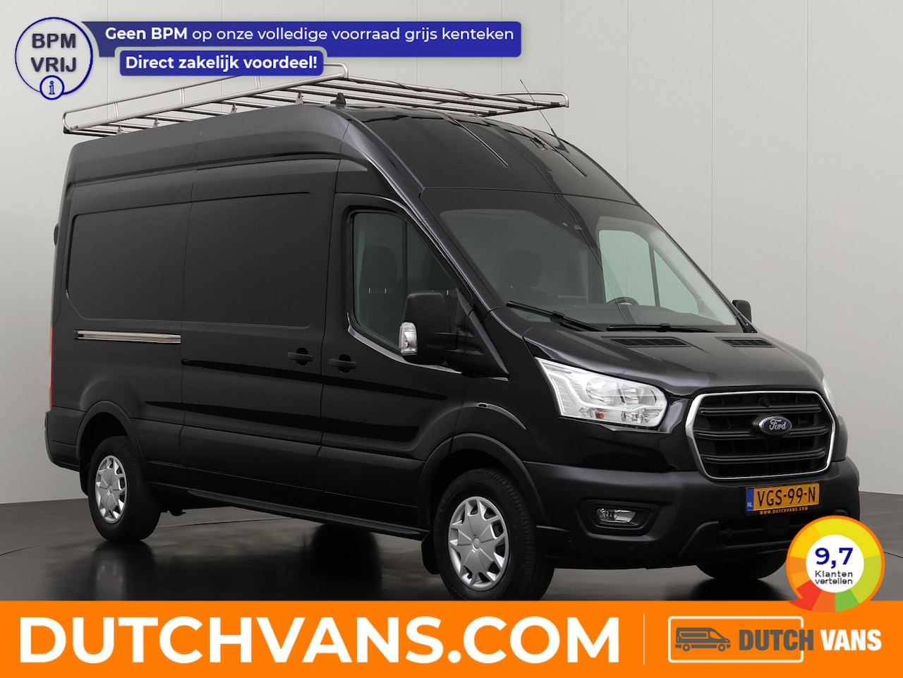 Ford Transit - 2.0TDCI L3H2 Imperiaal | Multimedia | Camera | Airco | Cruise | 3-Persoons - AutoWereld.nl
