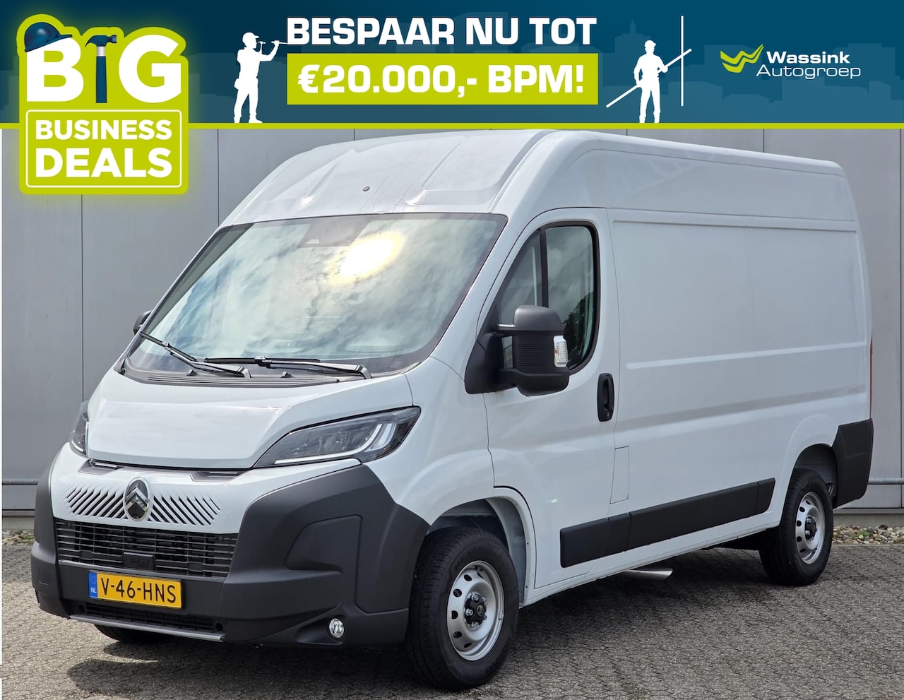 Citroën Jumper - GB 2.2 BlueHDi 140pk L2H2 35 | Trekhaak | Cruise Control | 3 Sleutels | Extra opbergtuimte - AutoWereld.nl