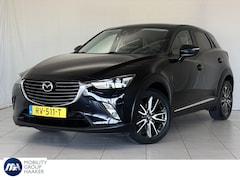 Mazda CX-3 - 2.0 SkyActiv-G 120 TS+ | Navigatie | Lederen Bekleding | Parkeercamera | Stoelverwarming |
