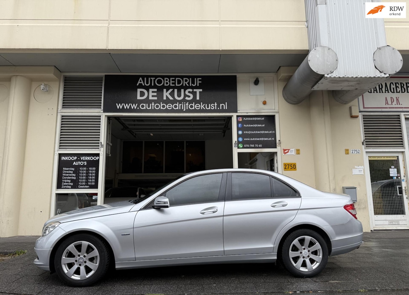 Mercedes-Benz C-klasse - 180 Kompres AUT 2009 Navi Airco - AutoWereld.nl