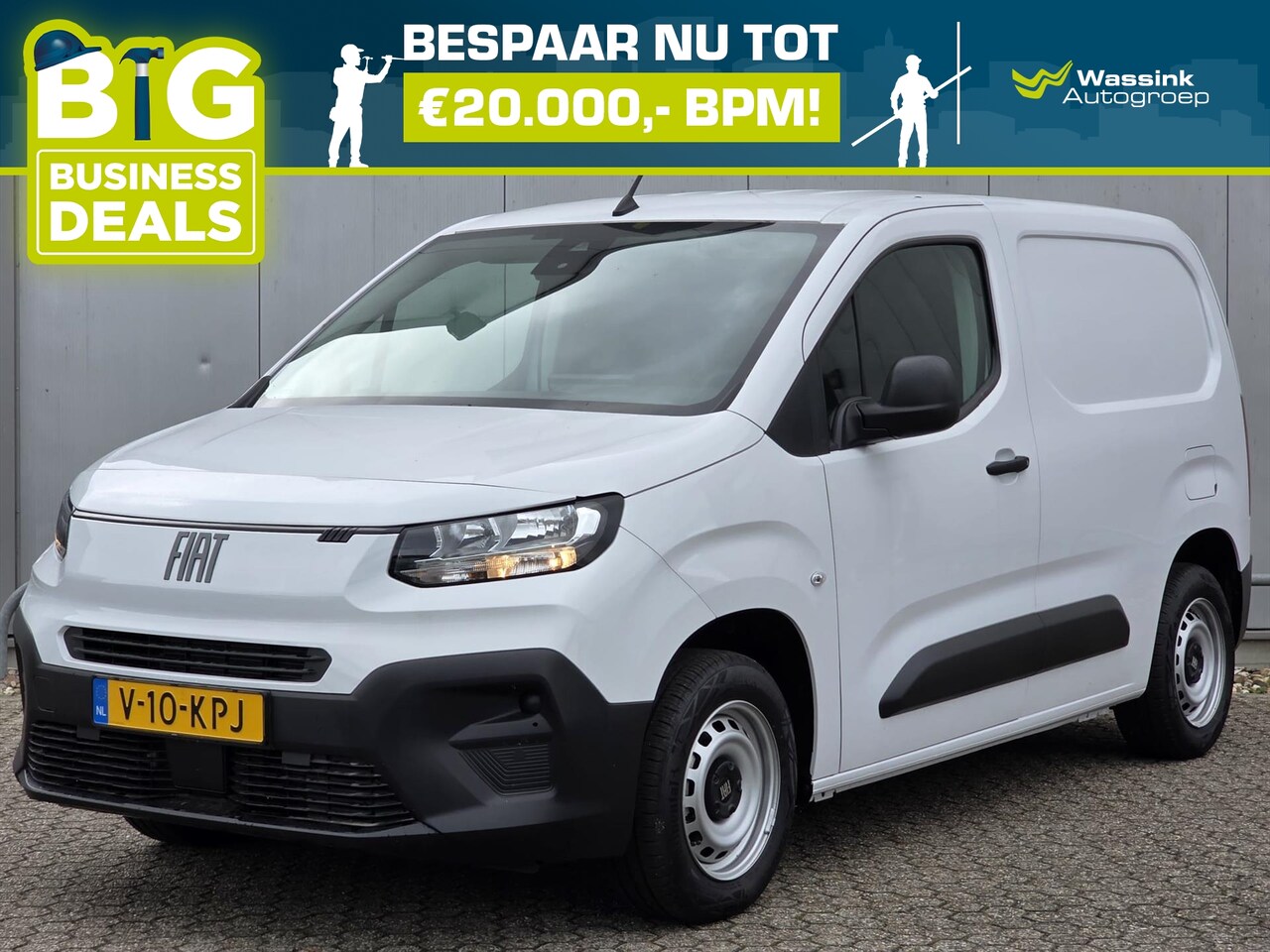 Fiat Doblò Cargo - New GB 1.5 BlueHDi 100pk L1 | Apple Carplay/Android Auto | Cruise Control | Trekhaakvoorbe - AutoWereld.nl