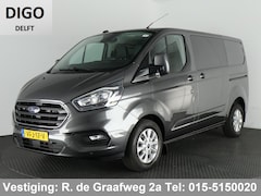 Ford Transit Custom - 300 2.0 TDCI L1H1 Limited DC (ex.BTW) Dubbele Cabine | Navigatie | Stoelverwarming | Parke