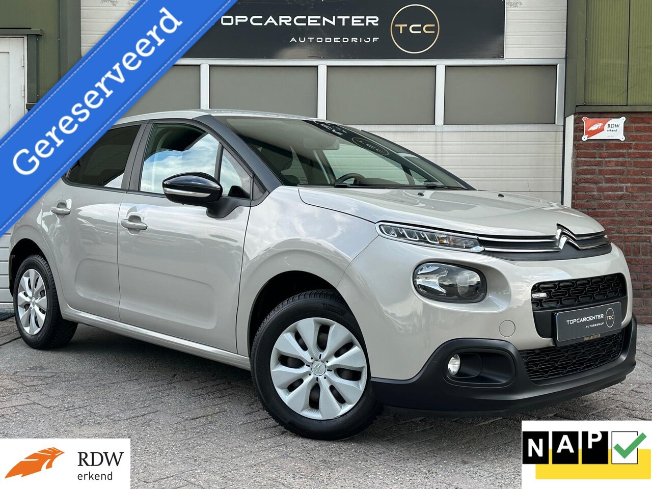 Citroën C3 - 1.2 PureTech Feel 105g/AIRCO/CRUISE/APK/NAP - AutoWereld.nl