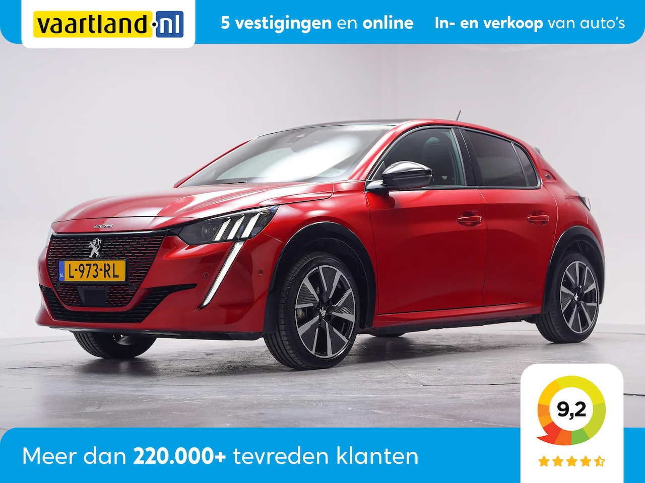 Peugeot e-208 - EV GT Pack 50 kWh [ Panorama Leder/Acantara LED ] - AutoWereld.nl