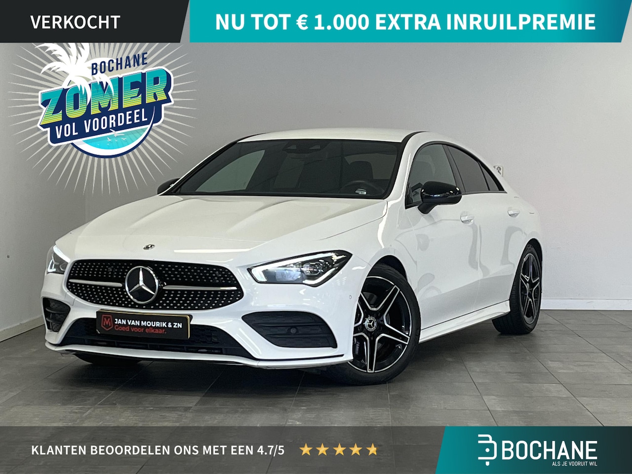 Mercedes-Benz CLA-Klasse - 200 AMG Line | 1e-EIG. | SFEERVERLICHTING | - AutoWereld.nl