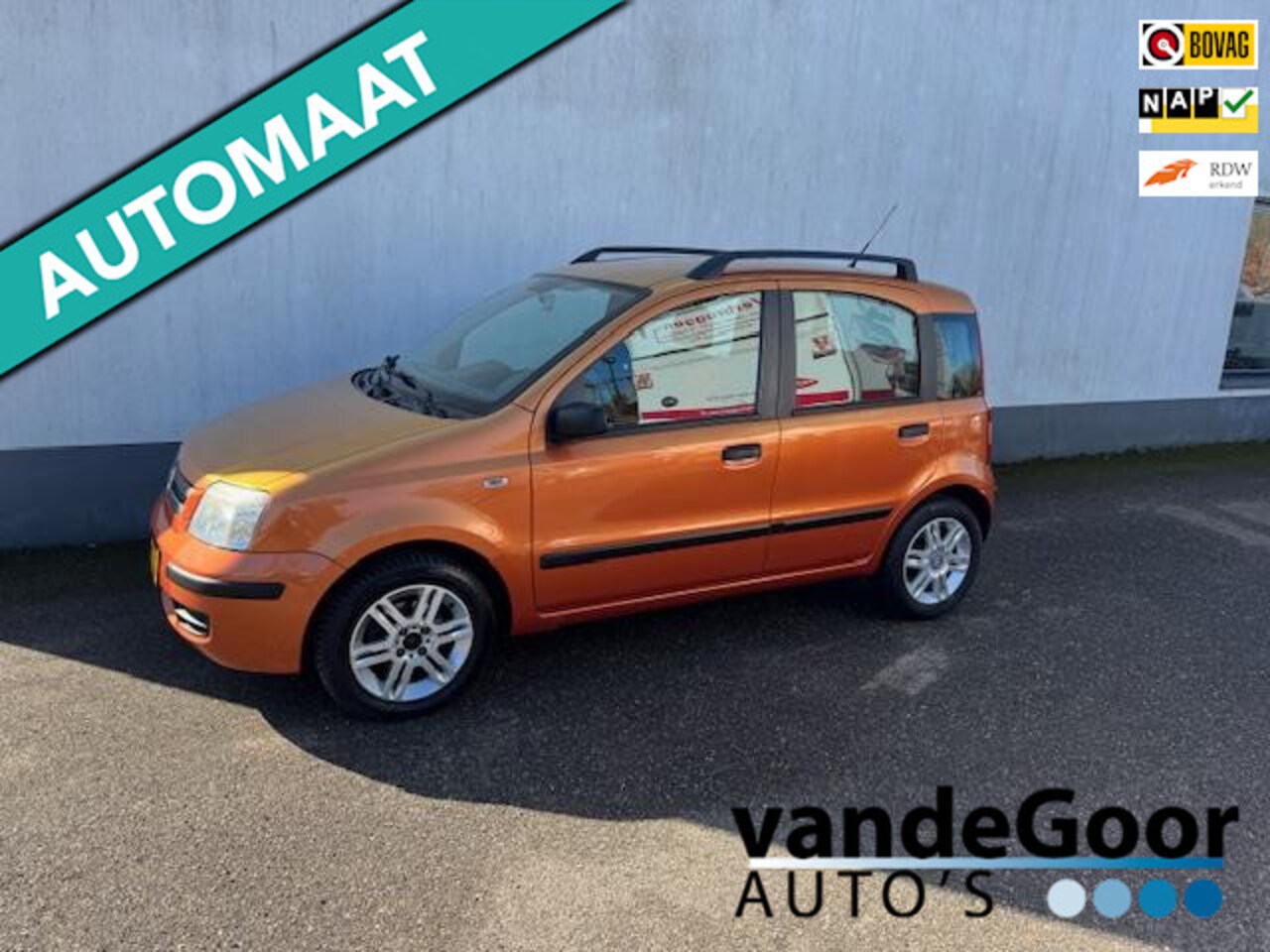Fiat Panda - 1.2 Emotion 1.2 Emotion, '08, aut., airco, trekhaak, nwe. koppeling ! - AutoWereld.nl