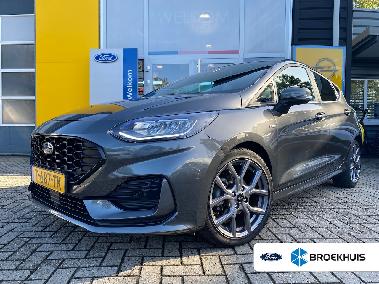 Ford Fiesta - 1.0 125pk EcoBoost Hybrid ST-Line | APPLE CARPLAY/ANDROID AUTO| STUUR STOEL&VOORRUITVERWAR - AutoWereld.nl