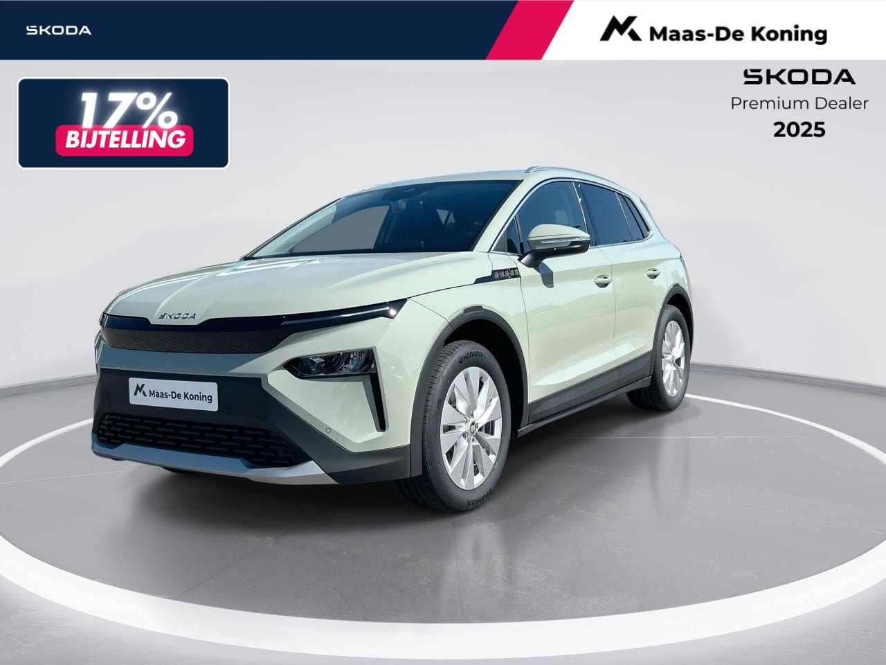 Skoda Elroq - Business Edition Tour Elektromotor 210 kW / 286 PK | Timiano Green | 1500,- inruilvoordeel - AutoWereld.nl