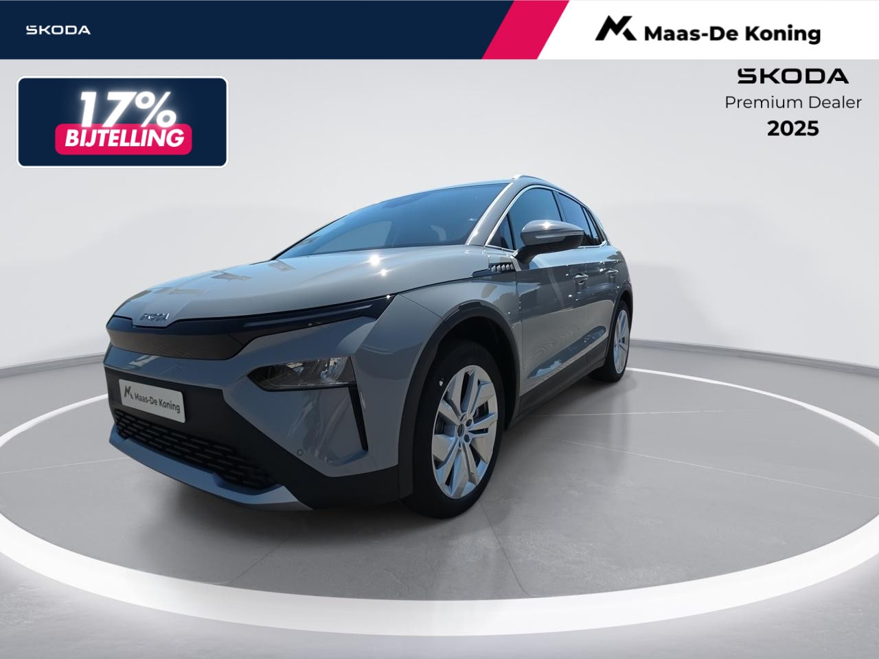 Skoda Elroq - Business Edition Tour Elektromotor 210 kW / 286 PK | Steel Grey | 20'' Vega Velgen | Trekh - AutoWereld.nl